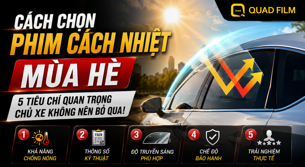 Cách chọn phim cách nhiệt
