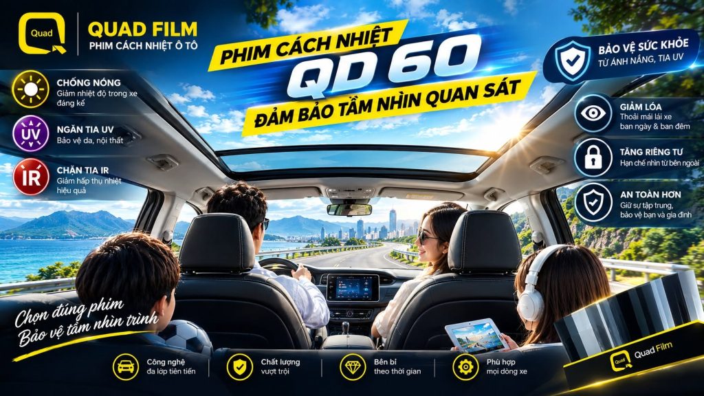 phim cách nhiệt chống tia UV cho ô tô
